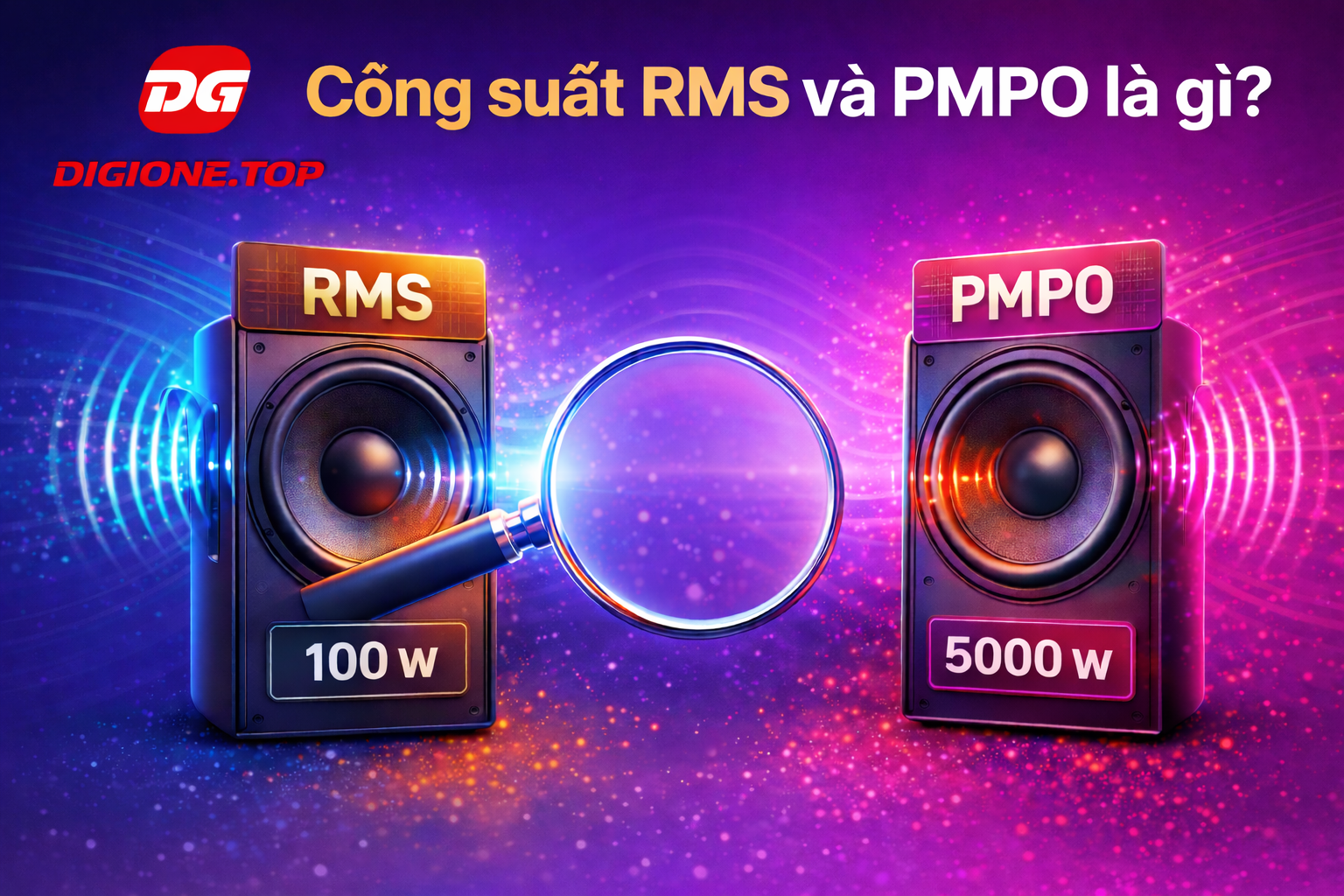 Công suất RMS và PMPO là gì Vì sao thông số loa dễ gây hiểu lầm
