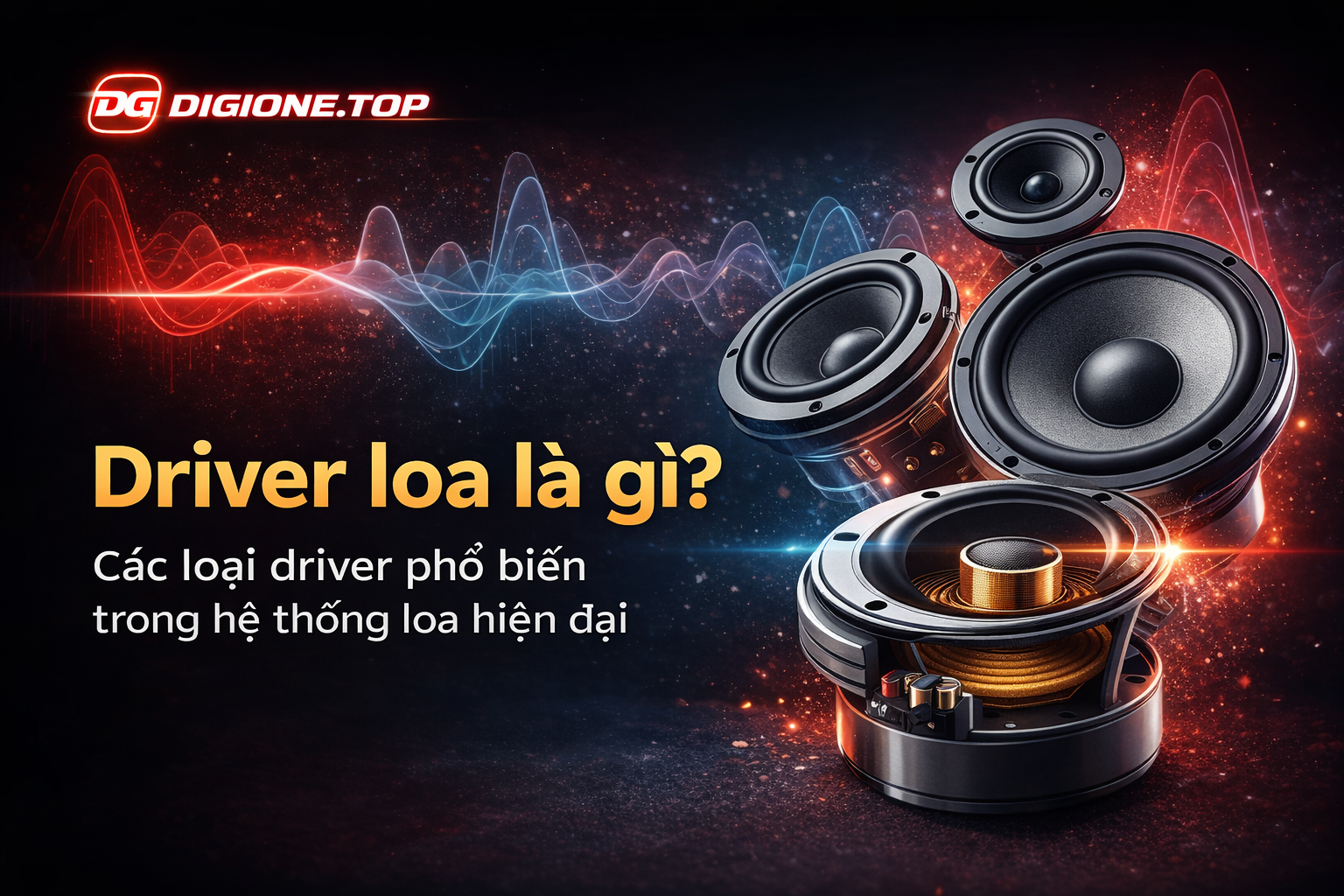 Driver loa là gì Các loại driver phổ biến trong hệ thống loa hiện đại