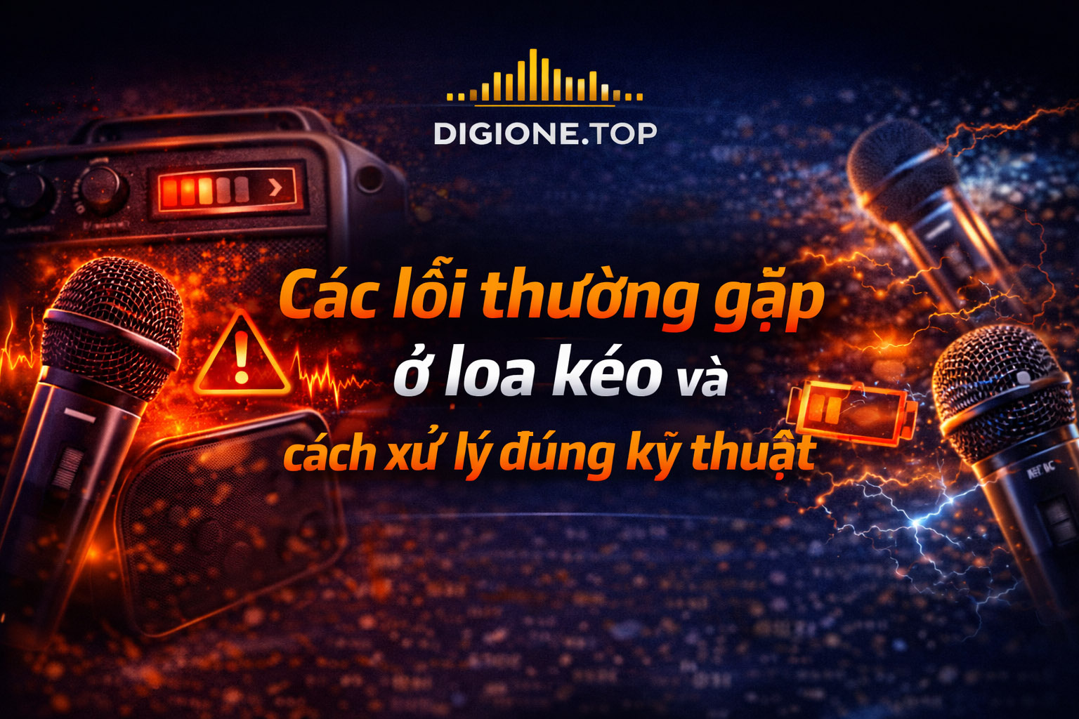cac loi thuong gap o loa keo va cach xu ly